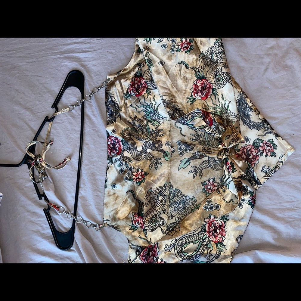 Tank tops crop shirts skirts tie back tops